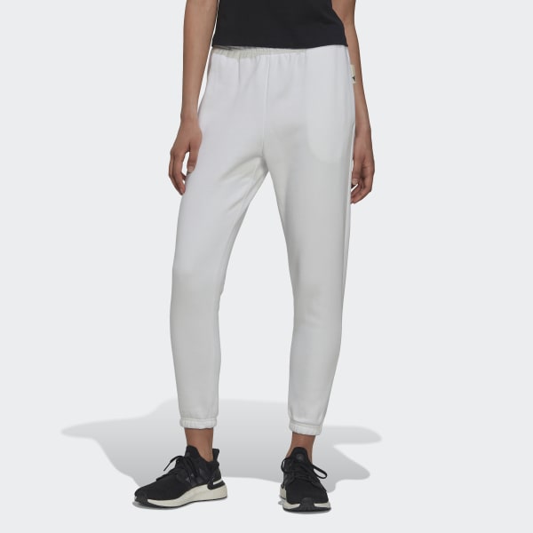 adidas Studio Lounge Regular Fit Pants - White | Women's Lifestyle ...