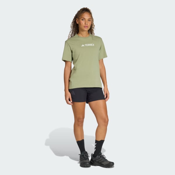 Verde Playera con logo Terrex Classic