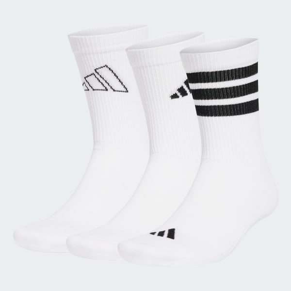 White Logo Socks 3 Pairs
