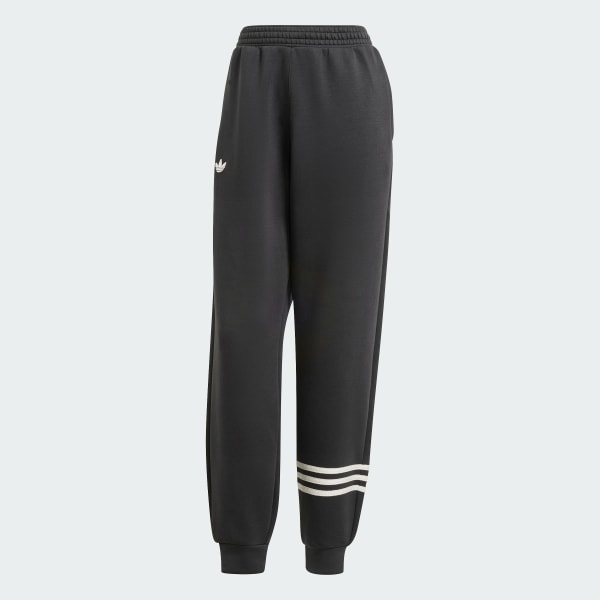 Black and white adidas sweats hotsell