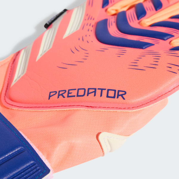Oransje Predator Match Fingersave Goalkeeper Hansker