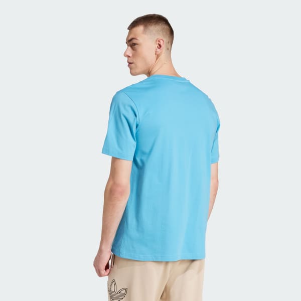 สีน้ำเงิน เสื้อยืด adidas Originals