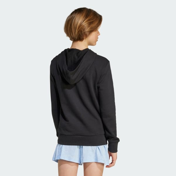 Noir Sweat-shirt à capuche Essentials Enfants