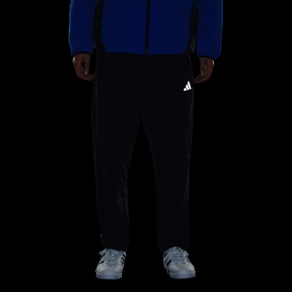 ブルー アディダスアダプテーション ストレッチ ウーブン フルレングス パンツ