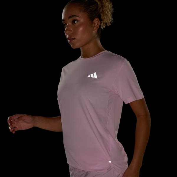 adidas adi365 Running Climacool Iconic T-shirt - Pink | Free