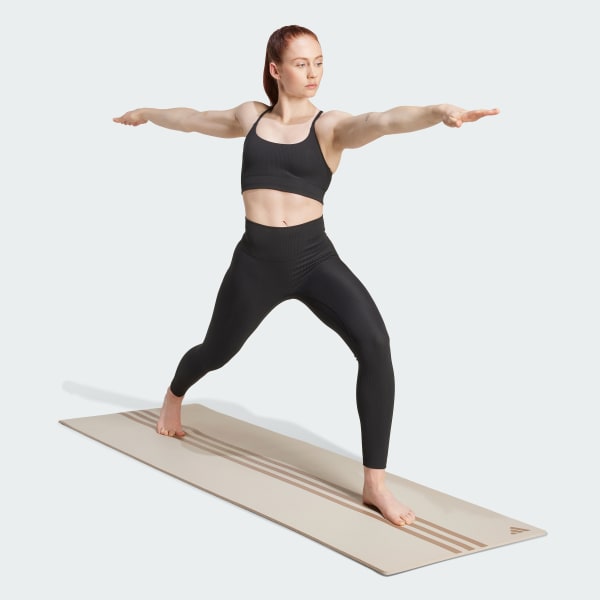 cerná Podprsenka adidas All Me Light Support Rib Bra Long Line Bra