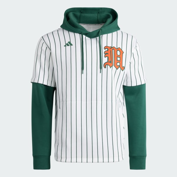Miami Hurricanes Baseball Jersey Hoodie