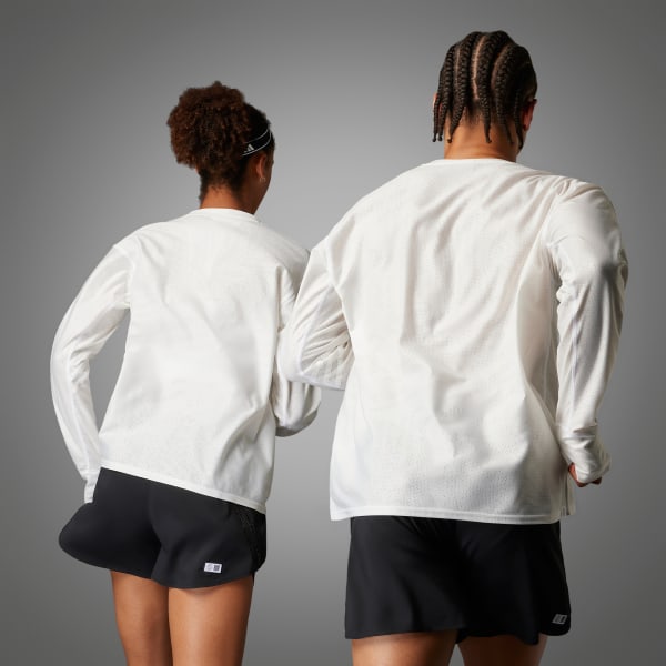 Blanc T-shirt de running Henley Made to Be Remade (Non genré)