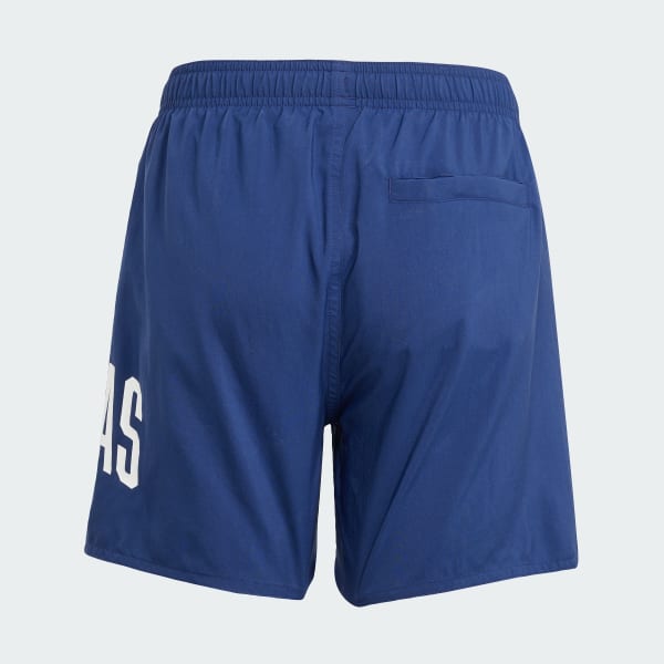 Bla adidas Sportswear Essentials Logo CLX Badeshorts, barn