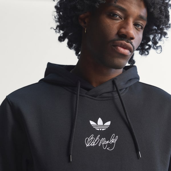 Schwarz Bob Marley Originals Hoodie