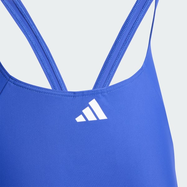 Blue 3-Stripes Swimsuit Kids