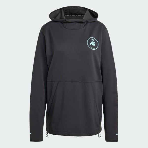 Adidas black hoodie top