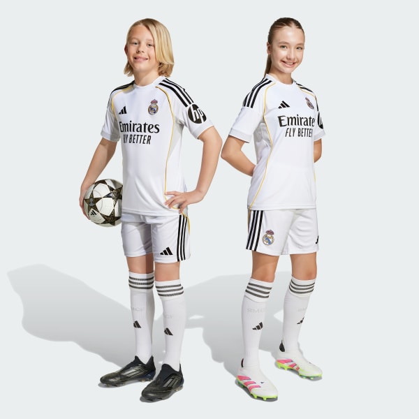 Blanco Conjunto primera equipación Real Madrid 25/26
