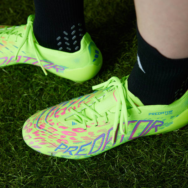 adidas Predator Elite Firm Ground Cleats - Green | Free