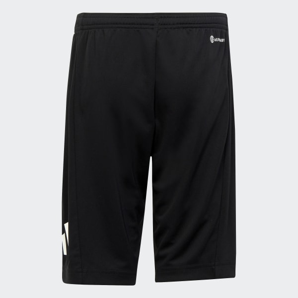 Negro Shorts Train Essentials AEROREADY Logo Ajuste Clásico