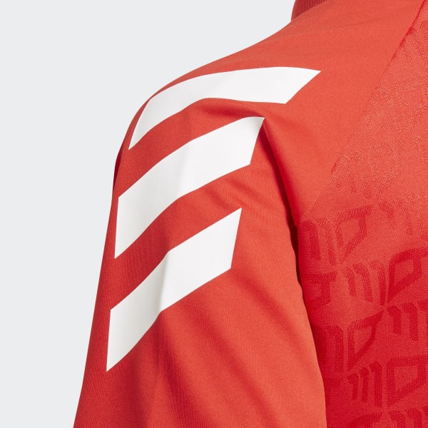 Red Salah Football-Inspired Jersey JKX45