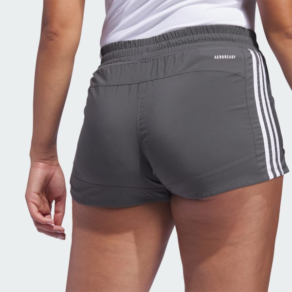 Buy Adidas Pacer 3-Stripes Woven Two-in-One Shorts black/white