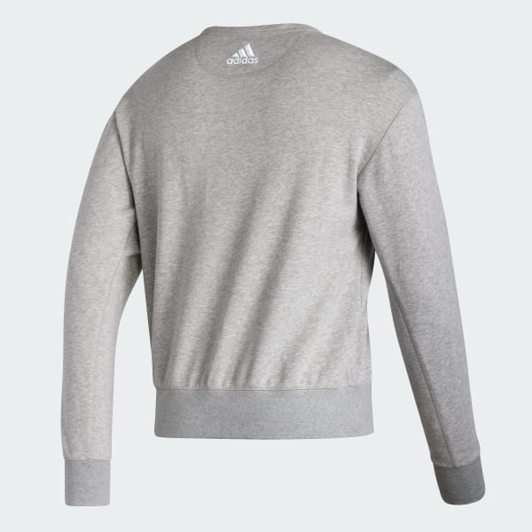 Georgia Tech Long Sleeve Sweatshirt - Grey | Men's Training | adidas