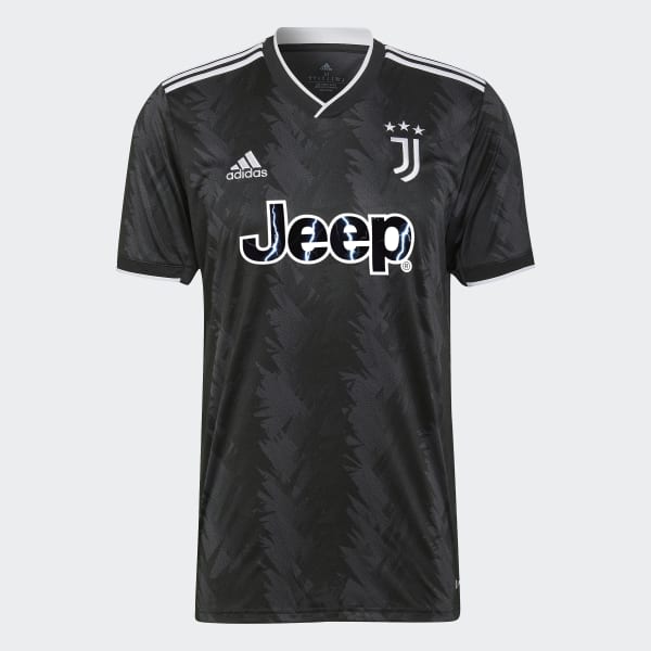 Negro Camiseta Uniforme Visitante Juventus 22/23