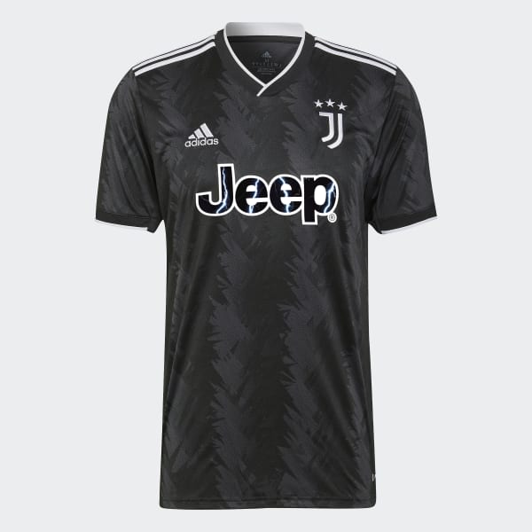 Schwarz Juventus Turin 22/23 Auswärtstrikot KPB49