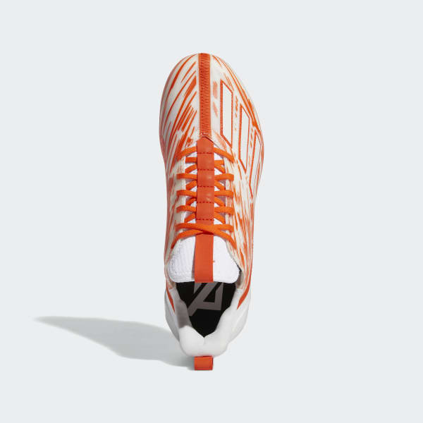 White Adizero Cleats