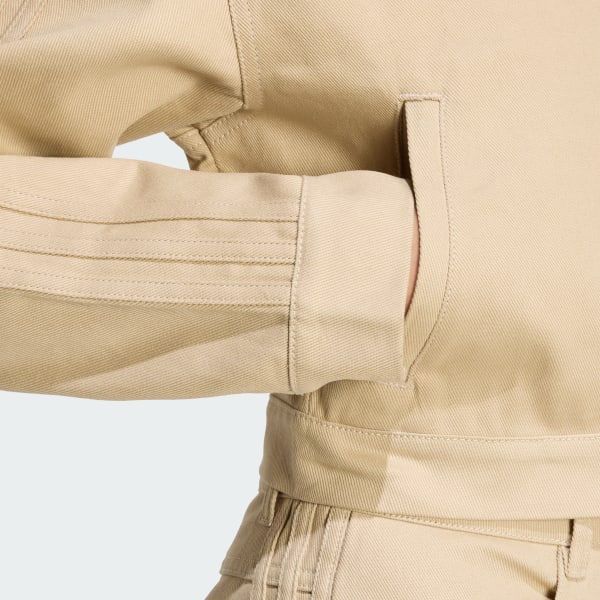 adidas Firebird Twill Crop Track Top Beige adidas Philippines