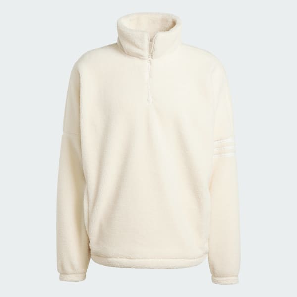 White Neuclassics Polar Fleece 1/2 Zip Sweatshirt