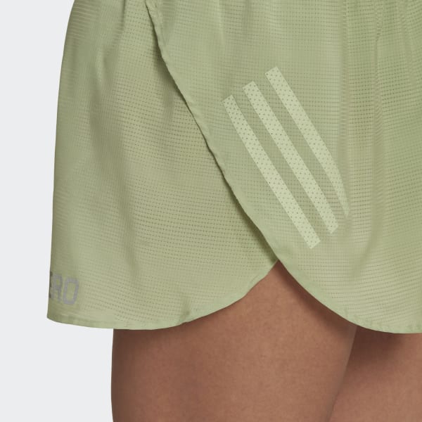 zelená Adizero Running Split Shorts N0981