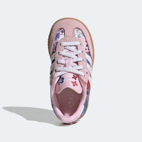 Rosa ZAPATILLA DE CIERRE CÓMODO Y CORDONES ELÁSTICOS ADIDAS LIBERTY LONDON SAMBA OG
