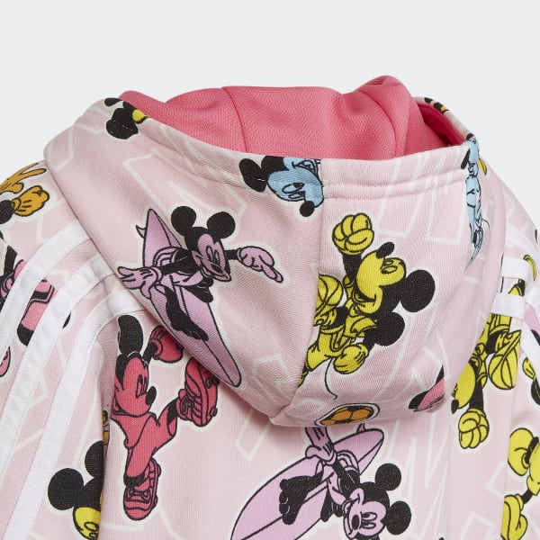 adidas x Disney Mickey Mouse Hoodie - Pink | Kids' Training | adidas US