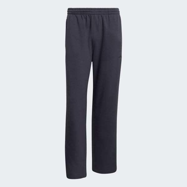 Cinzento Calças com Bainha Aberta Premium Essentials