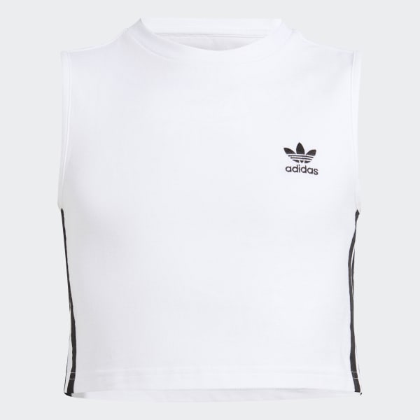 adidas Adicolor Crop Tank Top Kids White adidas Thailand