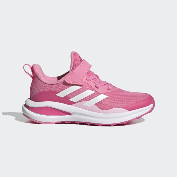 Pink FortaRun Sport Running Elastic Lace and Top Strap Shoes
