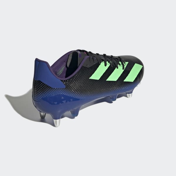 Black Rugby Adizero RS7 Soft Ground Boots LIF36