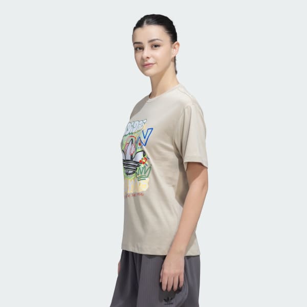 Beige adidas Originals Song Tee