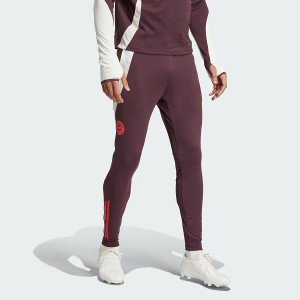 Burgundy FC Bayern Tiro 24 Training Pants