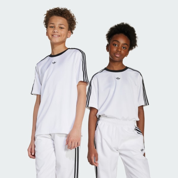 Branco T-shirt de Jacquard – Criança