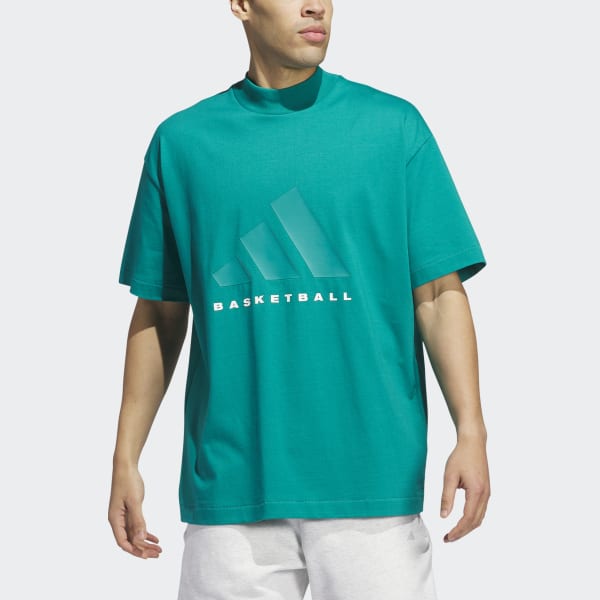 ★ adidas★ Basketball Tee Green JE3765 Adidas Basketball T-Shirt Green | BSTN Store