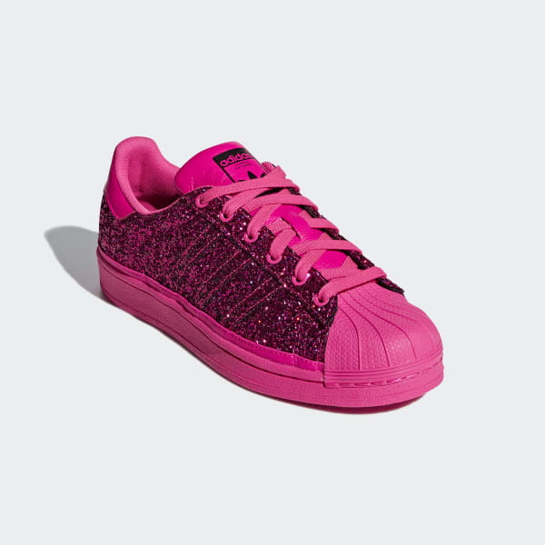 adidas superstar glitter roze