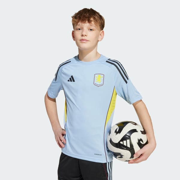 Aston Villa Boys Adidas Training Top Pink Adidas Aston Villa FC - Main Image