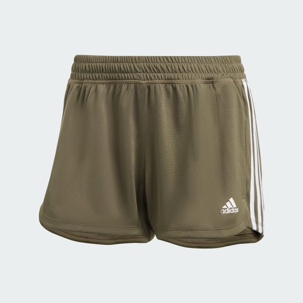 Adidas 3 stripe knit shorts on sale