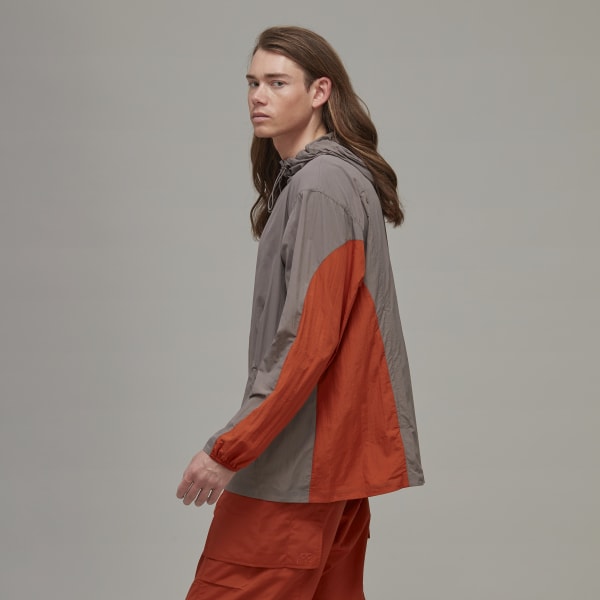 Brown Y-3 Classic Light Shell Running Windbreaker MMY62