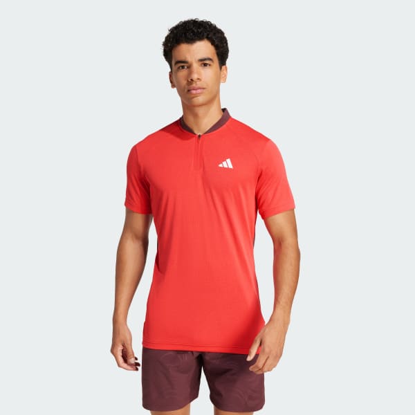 Red Tennis Pro FreeLift Polo Shirt