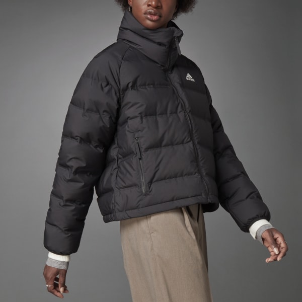 adidas Helionic Relaxed Fit Down Jacket - Black | FT2563 | adidas