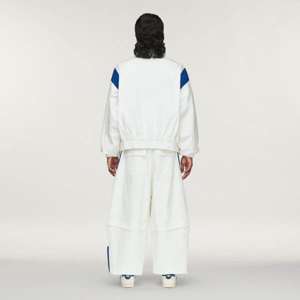 White Chavarria Poplin Track Top