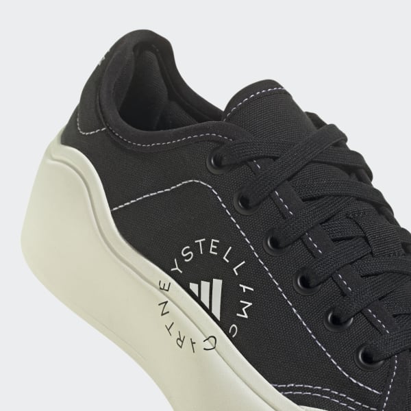Black adidas by Stella McCartney Court Shoes