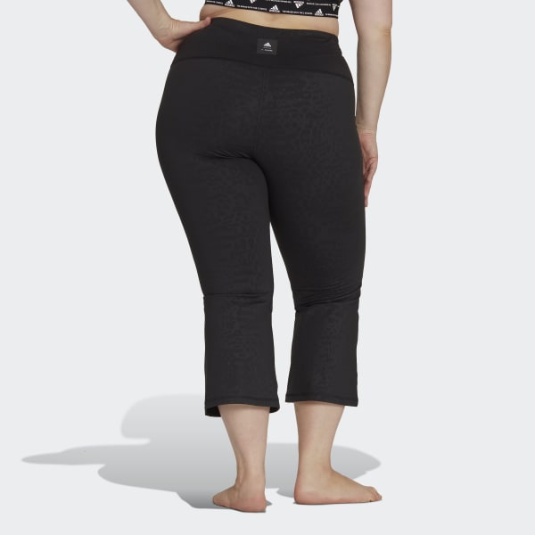 Schwarz 11 Honoré 7/8 Flared Tight – Große Größen P1616