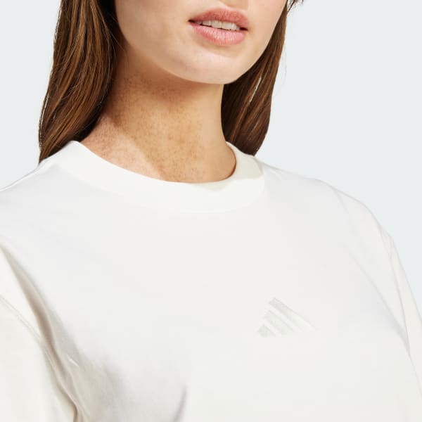 【ADIDAS】Timgast Loose Tee - White / JD0253 CLOTHING - Adicolor Teamgeist Loose Tee - White | adidas Oman