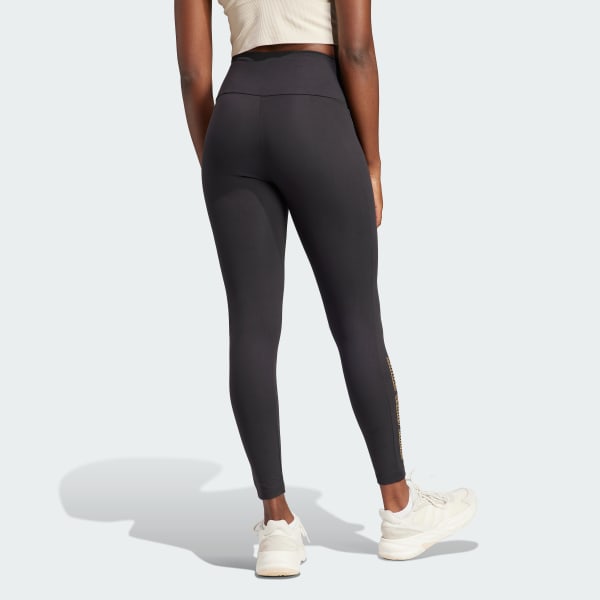 Negro Licras Yoga Essentials 7/8 Corte Alto