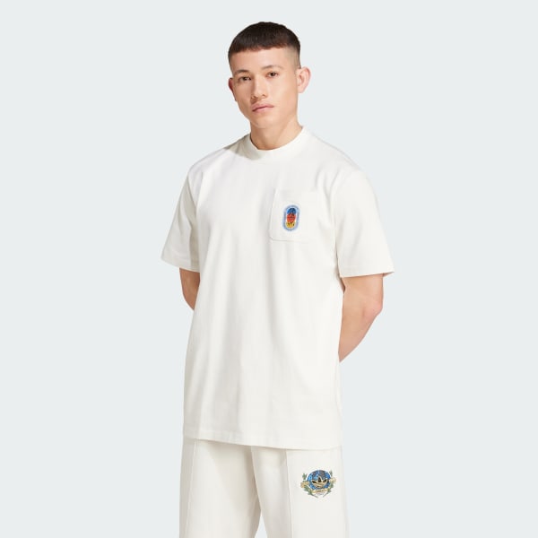 White adidas Originals Tee